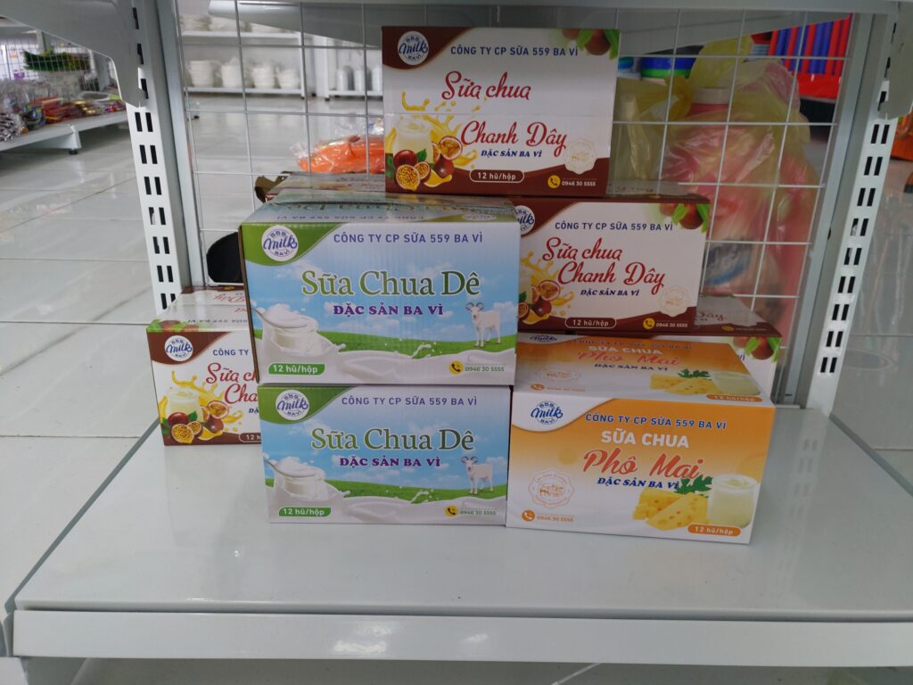 Sữa chua Ba Vì uy tín chính hãng đang phân phối tại siêu thị Thủy Hồng